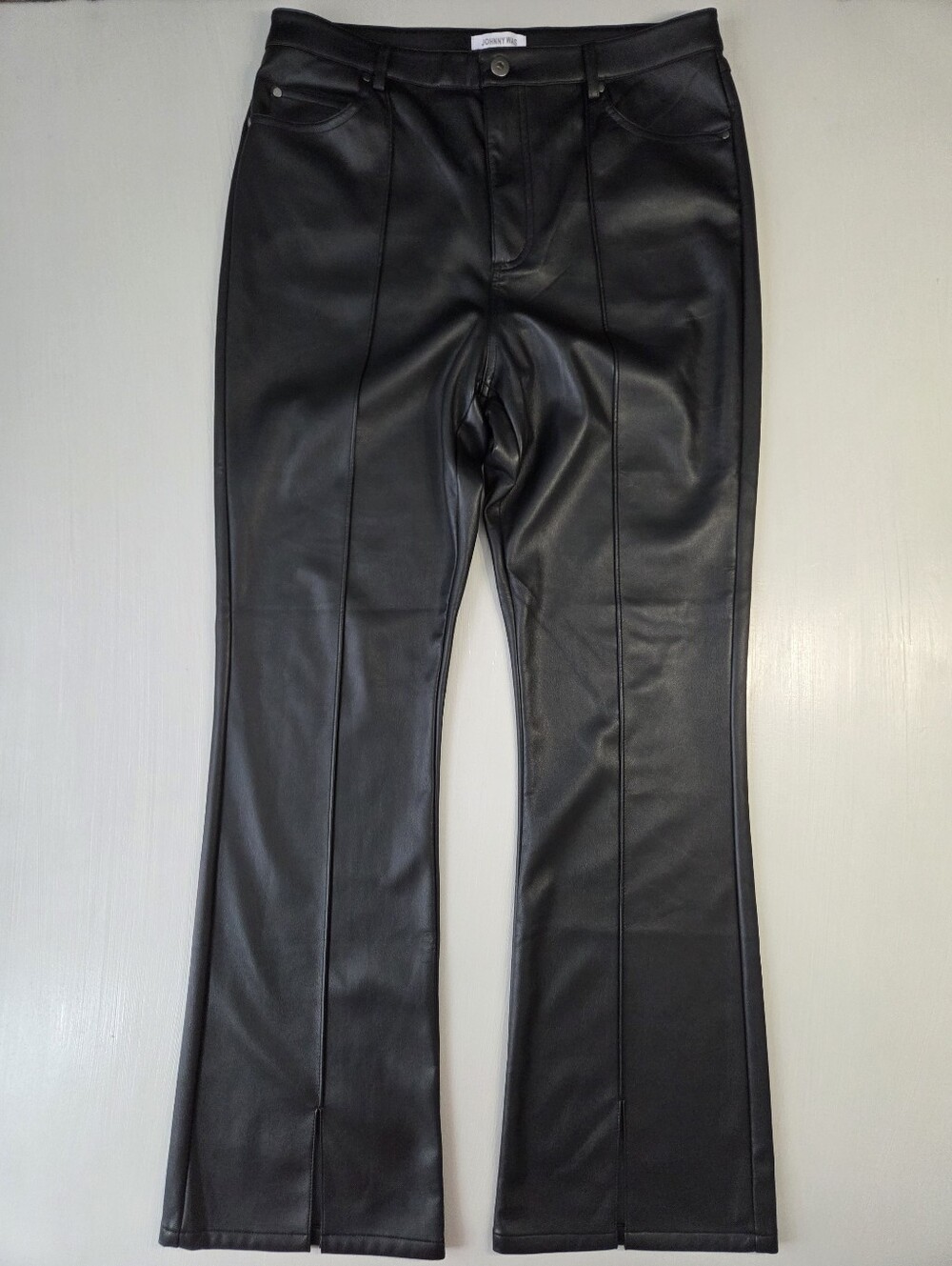 Johnny Was The Slit Flare Vegan Leather Pant